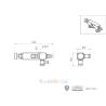 Régulateur de pression hydraulique 3 voies - LESU Y-1512-A