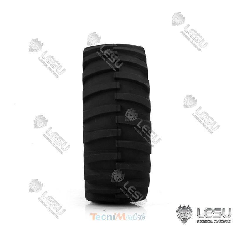 Paire de pneus Avant pour tracteur 1/16 Bruder