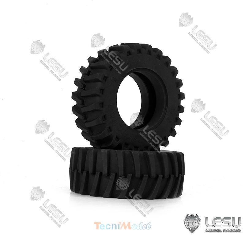 Pair of front tires for tractor 1/16 Bruder