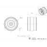 Pair of Rear Aluminum Wheels for 1/16 BRUDER Farm Tractor
LESU RD-2012-B