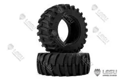 Pair of rear tires for tractor 1/16 Bruder