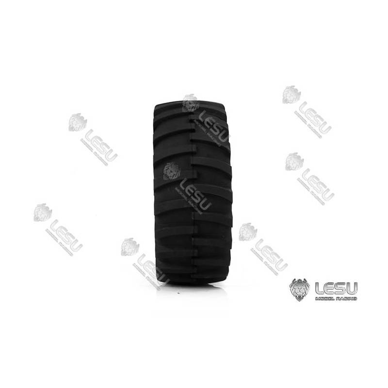 Paire de pneus Arrières pour tracteur 1/16 Bruder