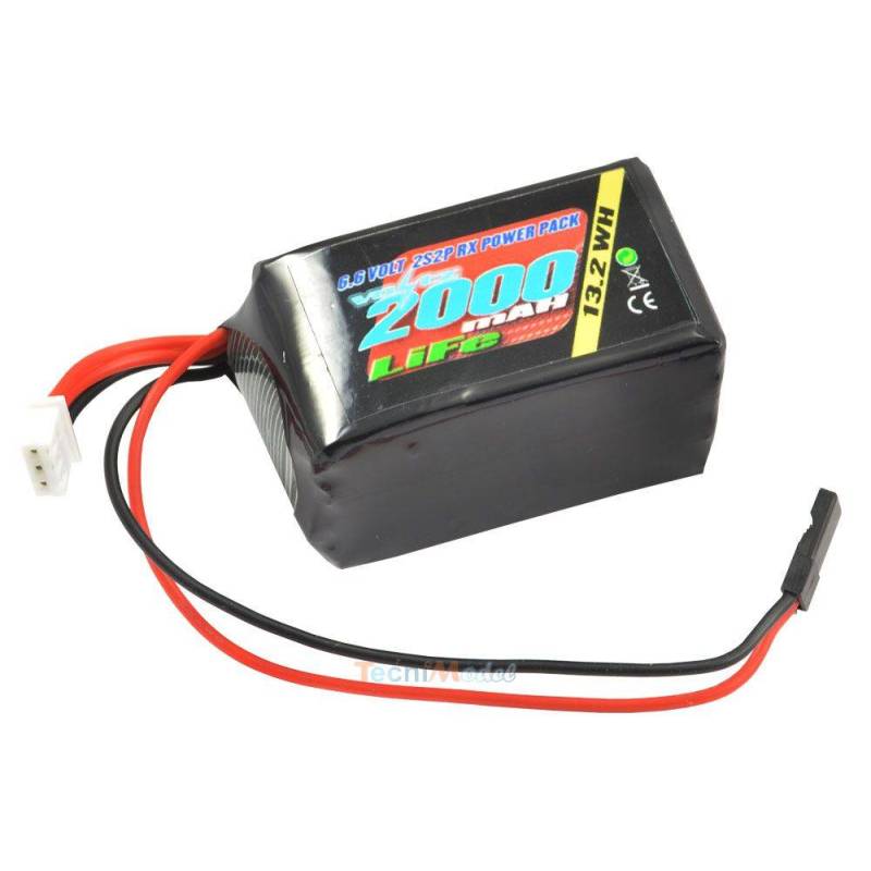 Batterie LiFe VOLTZ 2000mah 2S 6.6V HUMP RX