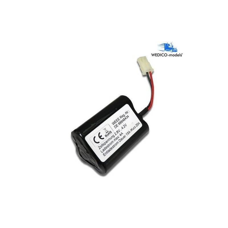 Batterie Li-Ion 11.1V 4.2Ah avec prise AMP et protection électronique