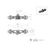 LESU rear axle with Q-9027 reduction hub
