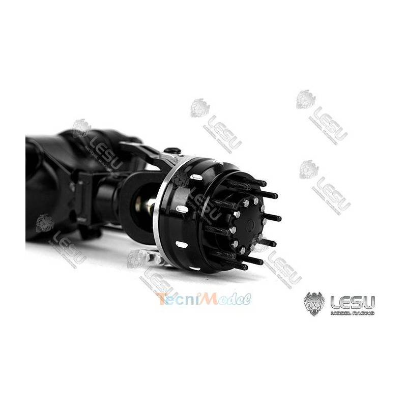 Pont avant moteur intermédiaire LESU avec moyeu réducteur et differentiel inter-pont Q-9032