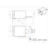 Lot de 2 caissons latéraux pour camion RC à l'échelle 1/14