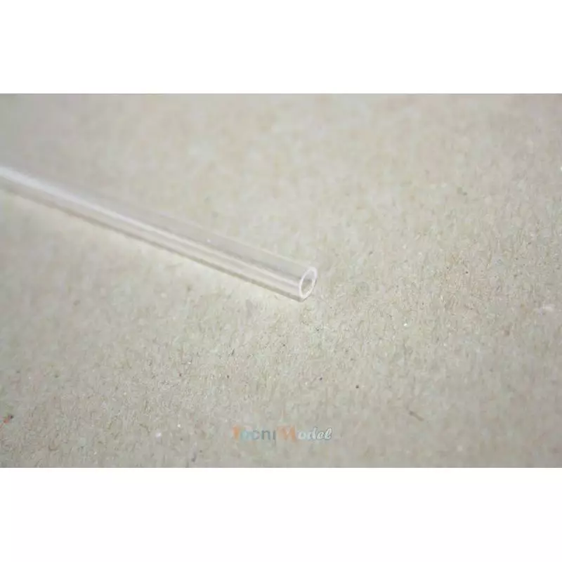 5 Tubes plastiques transparents Ø4/Ø3mm 330mm