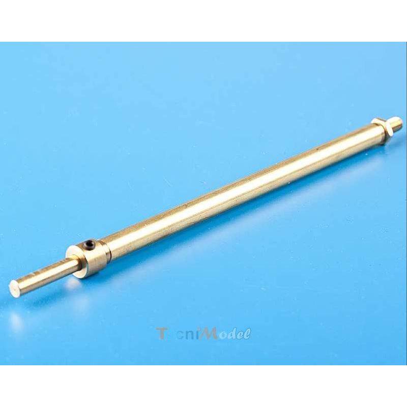 Arbre d'hélice M4 135mm tube Ø6mm 102mm