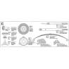 Sachet C pour Dépanneuse Volvo Tamiya 9403811