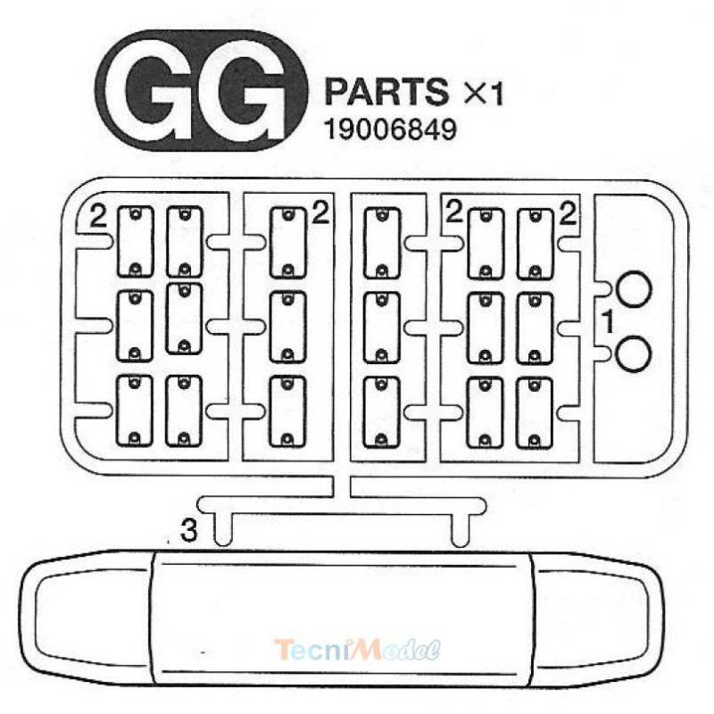 Grappe GG Dépanneuse Volvo TAMIYA 9006849