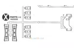 2 Grappes X pour Dépanneuse Volvo Tamiya 9225208