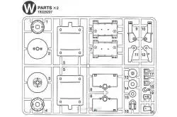 2 Grappes W pour Dépanneuse Volvo Tamiya 9225207