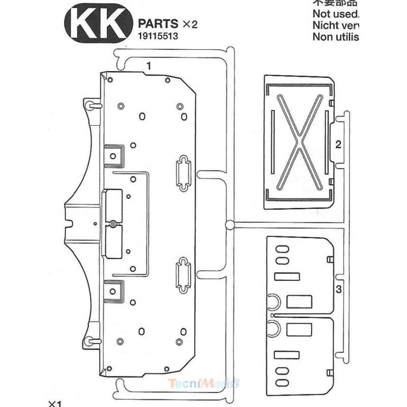 Grappe KK pour Dépanneuse Volvo Tamiya 9115513