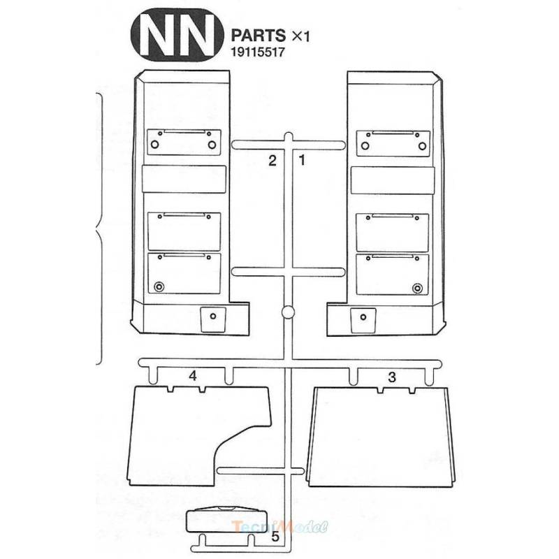 Grappe NN pour Dépanneuse Volvo Tamiya 9115517