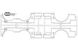 2 Grappes MM pour Dépanneuse Volvo Tamiya 9115516