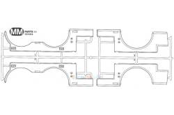 2 Tamiya MM parts for Volvo Tamiya tow truck