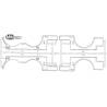 2 Grappes MM pour Dépanneuse Volvo Tamiya 9115516