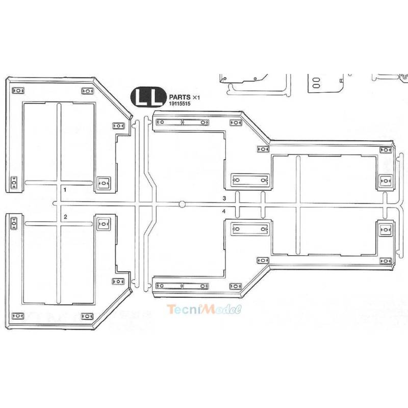 Tamiya LL Parts for the Volvo Tamiya tow truck