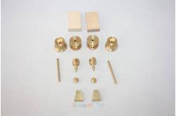 2 Treuils laiton 25x32mm