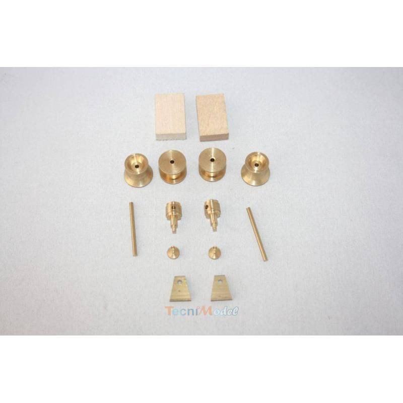 2 Treuils laiton 25x32mm Billing-Boats BF-0474