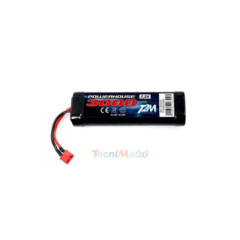 Pack 7.2v Nimh 3000mAh T2M T1006300D avec prise DEAN