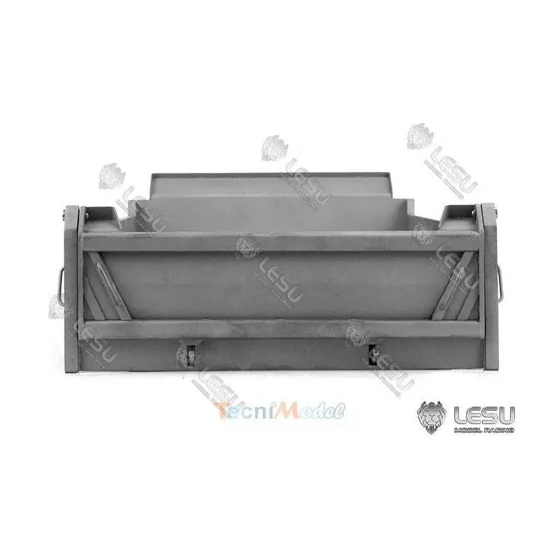 Benne en acier inoxydable pour camion rc 4x4 1/14 - LESU LS-A0025