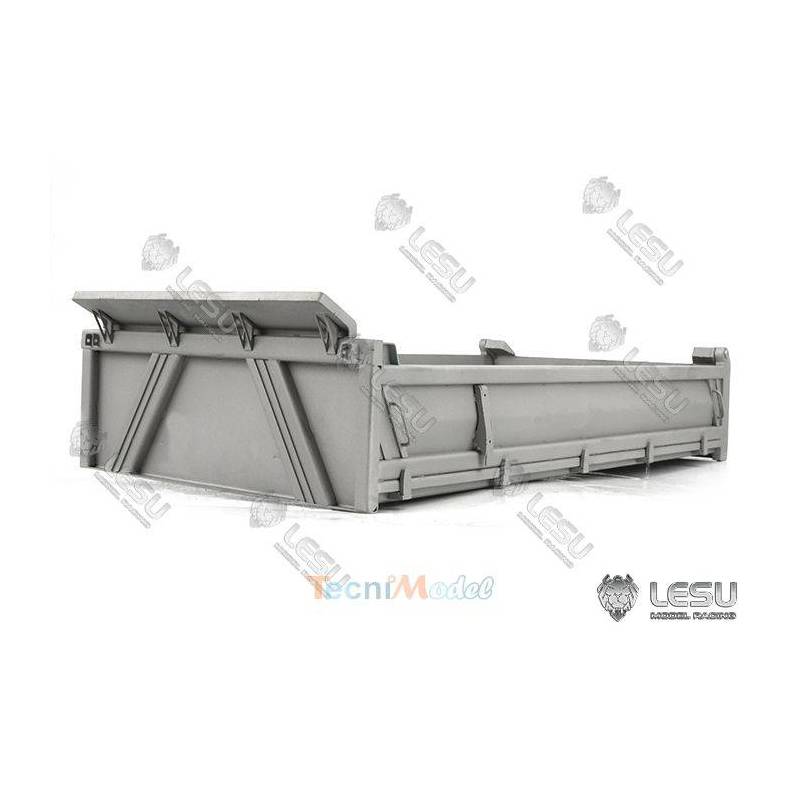 Benne en acier inoxydable pour camion rc 4x4 1/14 - LESU LS-A0025