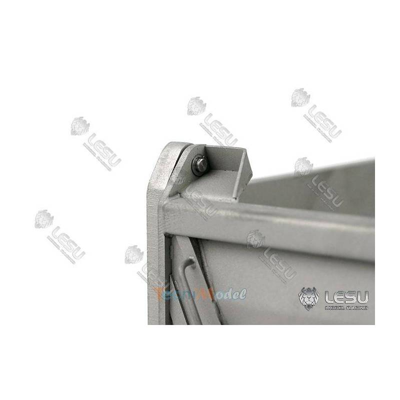 Stainless steel tipper for 4x4 1/14 rc truck - LESU LS-A0025