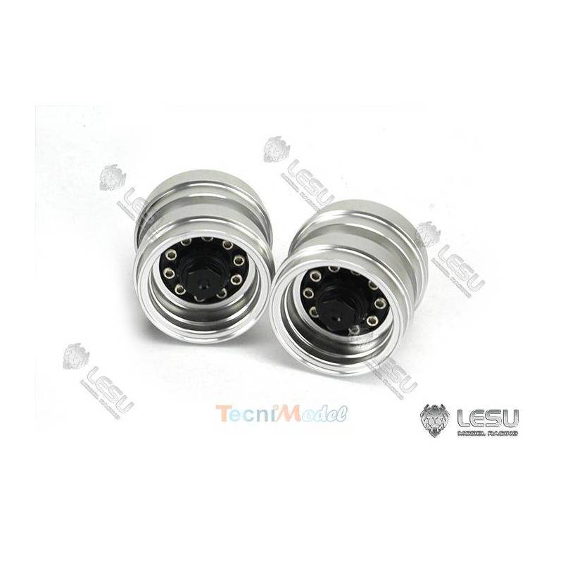 Pair of small twin wheels LESU