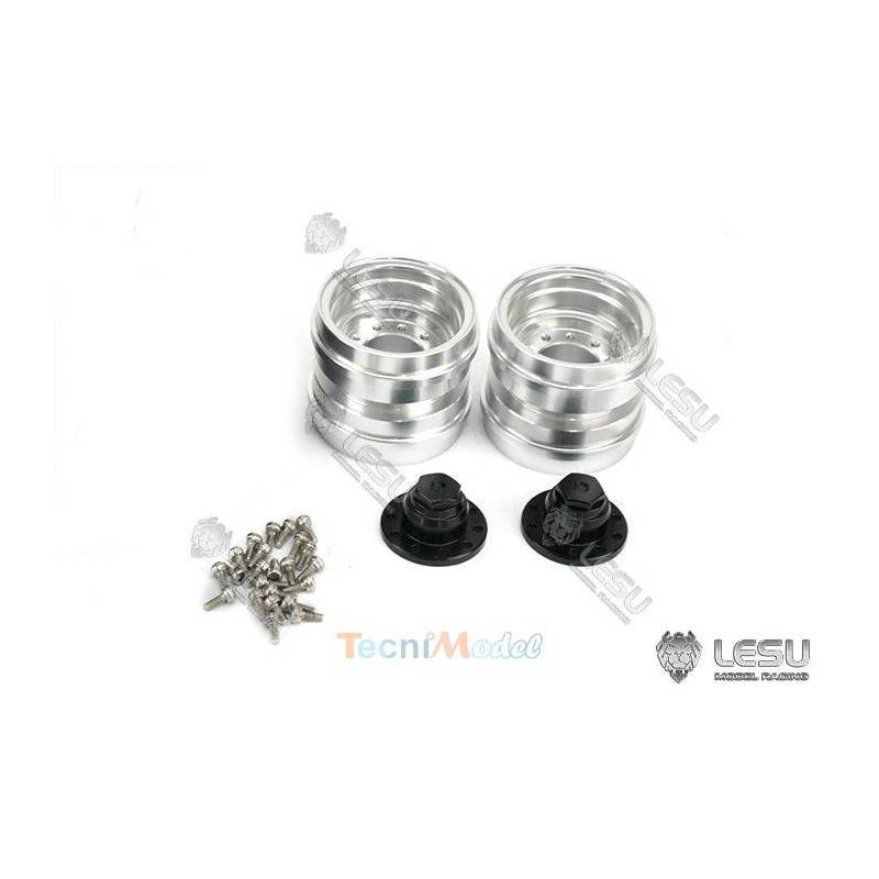 Pair of small twin wheels LESU