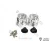 Pair of small twin wheels LESU