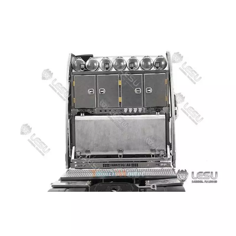 Equipment rack for Volvo FH16 1/14 RC heavy-duty tractor by Lesu - LESU G-6238