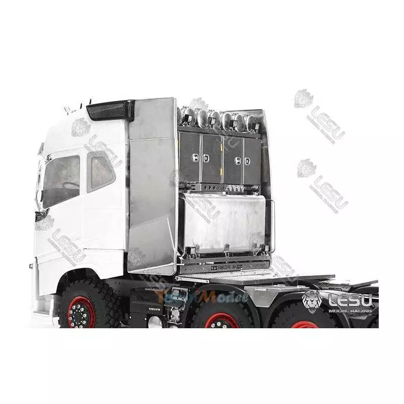 Equipment rack for Volvo FH16 1/14 RC heavy-duty tractor by Lesu - LESU G-6238