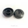 Paire de jantes alu avant larges Black LESU pour essieux avec Hexagones