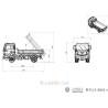 MAN 4x4 porteur benne Config A Premium avec treuil et gyrophares - LESU Z0015-A-UP