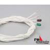 2 Ampoules Ø3mm 6v/100mA incolores avec fils de 80cm - KRICK RO1410