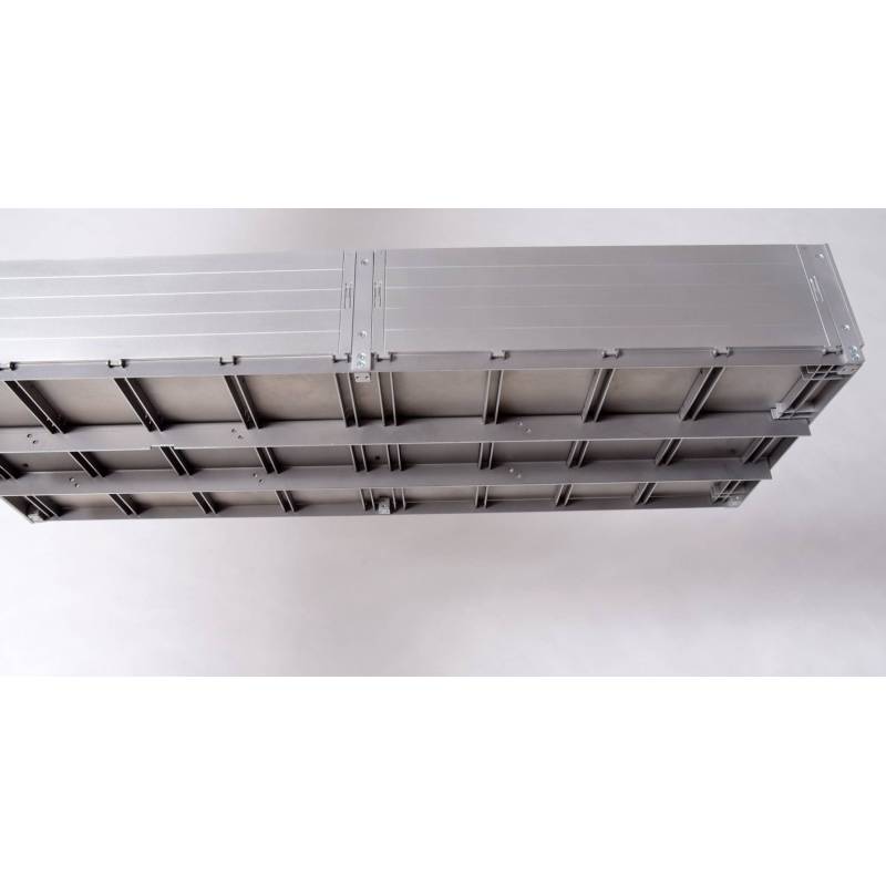 Plateau à ridelles en métal pour camion rc porteur 3 essieux 1/14