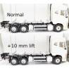 Kit de réhausse de suspensions de 10mm pour camions Tamiya 6x4 Scale-Parts SP-01-04-053
