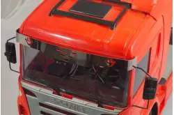 Visière pour Scania R470 / R620 Tamiya 1/14 avec emblème V8 - Scale-Parts SP-01-04-029