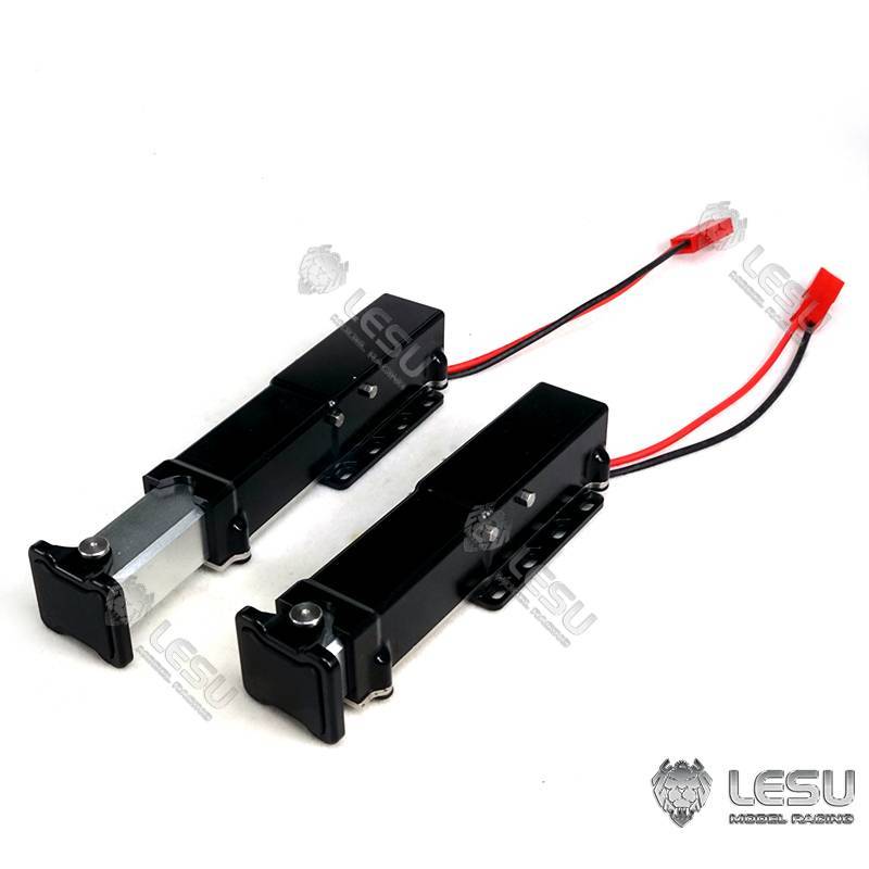 Pair of motorized landing gear for 1/14-scale RC trailers by LESU - LESU LS-A0006