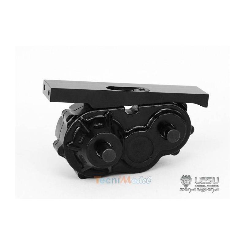 Boîte de transfert 1:1.5 métal pour camions Tamiya