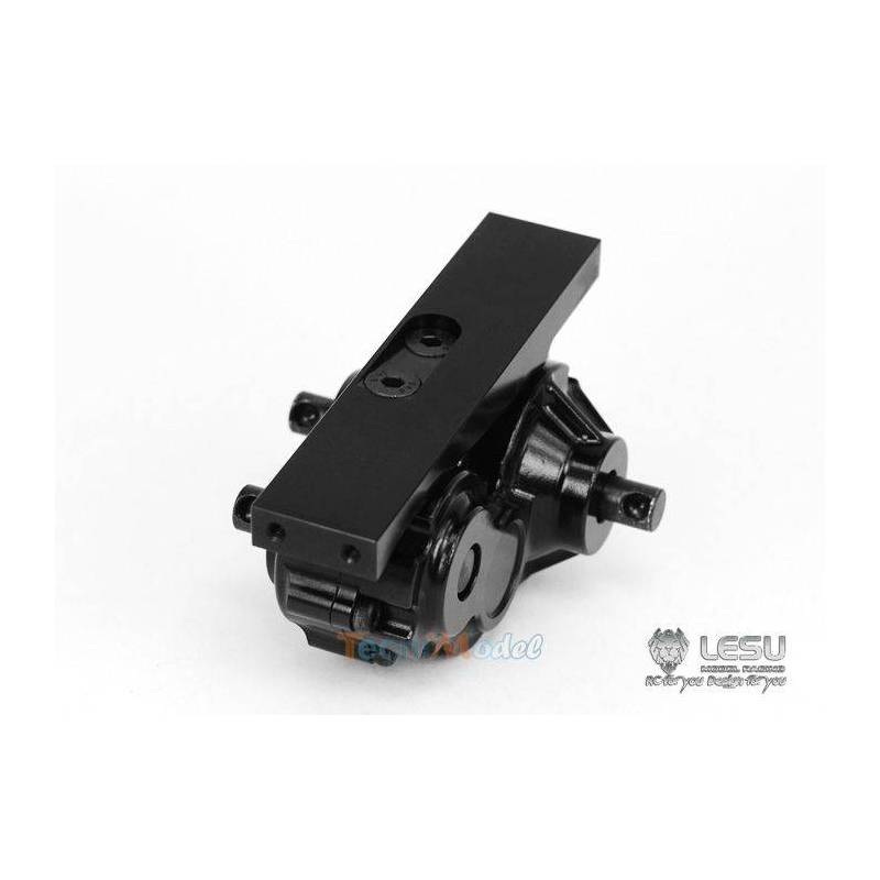 Boîte de transfert 1:1.5 métal pour camions Tamiya