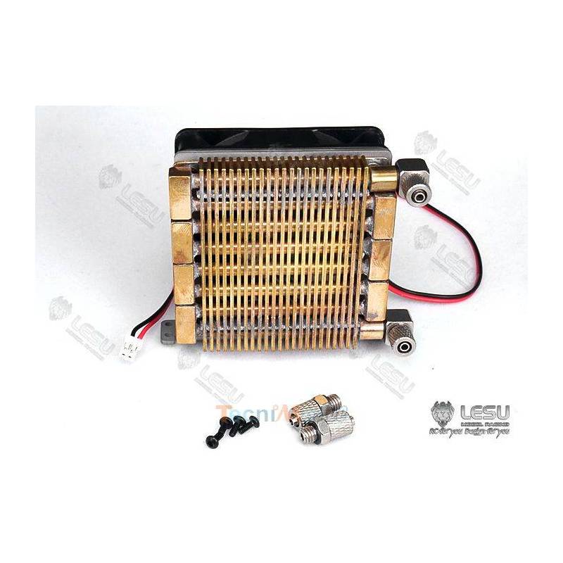 Radiateur d'huile hydraulique de grande taille LESU Y-1527-B pour engin de chantier RC