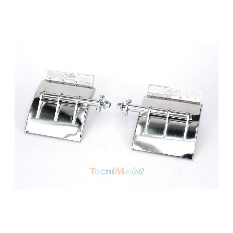 Paire de garde-boues arrière avec emblème Peterbilt pour camion US 1/14 - LESU GW-K007-A