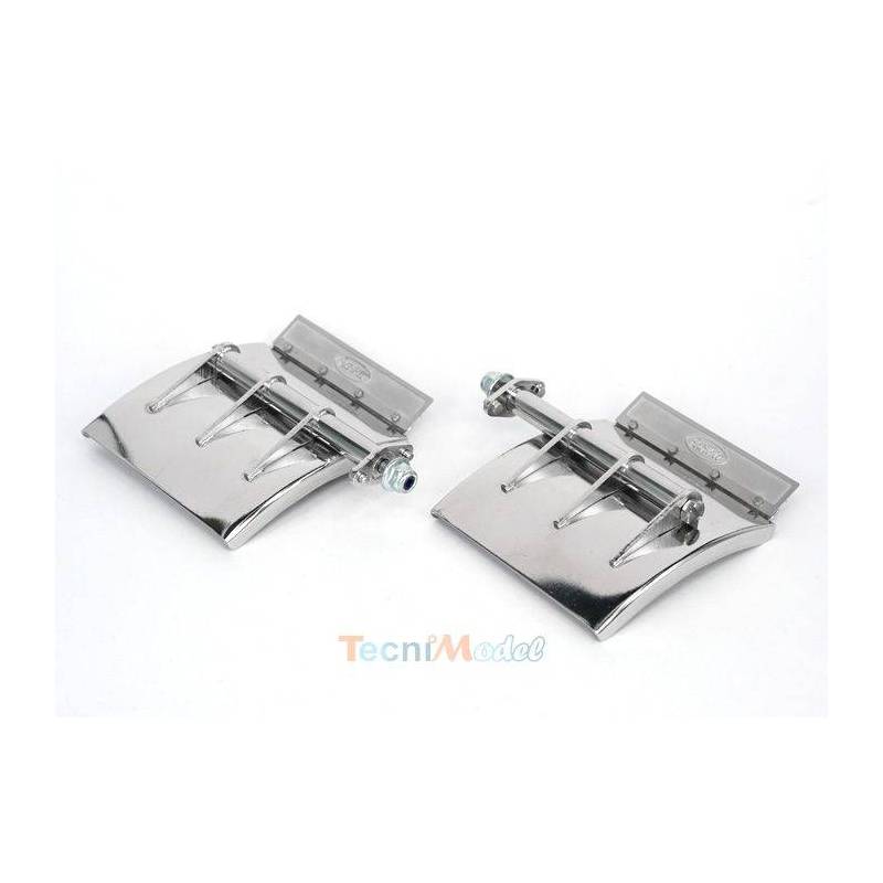 Pair of rear fenders with Peterbilt emblem for US 1/14 truck - LESU GW-K007-A