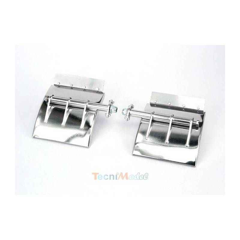 Paire de garde-boues arrière pour camion US 1/14 - LESU GW-K007-B