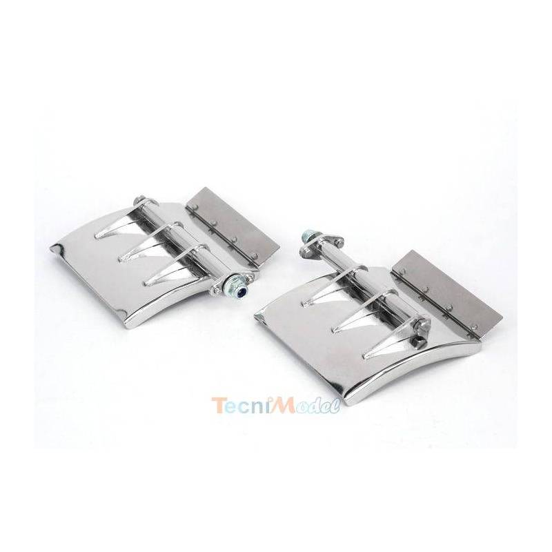 Paire de garde-boues arrière pour camion US 1/14 - LESU GW-K007-B