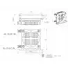 Radiateur d'huile hydraulique de petite taille LESU Y-1527-A pour engin de chantier RC