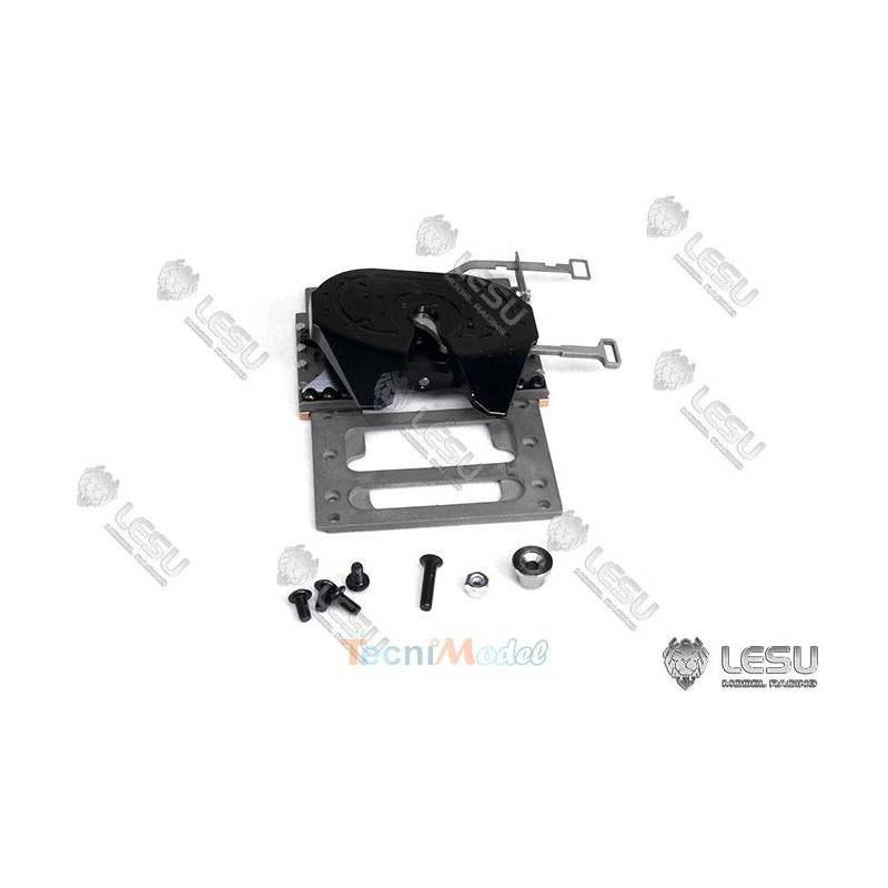 Sellette en aluminium LESU M-7704-B à position réglable pour camion rc Tamiya et Lesu, non-compatible avec les remorques Tamiya 